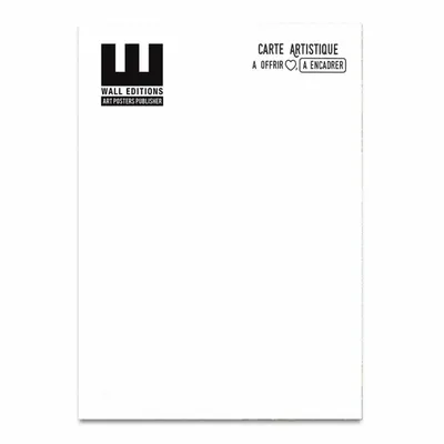 Carterie - Carte 10,5 x 14,8 cm - Fake me - Alexandre Granger - WALL EDITIONS