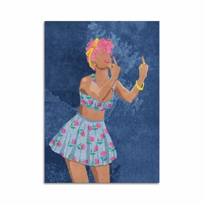 Carterie - Carte d'art - Not your girl - Raissa Oltmanns - WALL EDITIONS