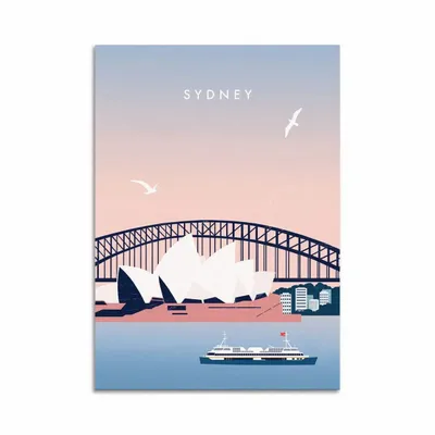 Carterie - Carte d'art - Sydney - Katinka Reinke - WALL EDITIONS