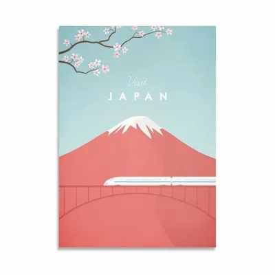 Card shop - Art-Card 10,5 x 14,8 cm - Visit Japan - Henry Rivers - WALL EDITIONS