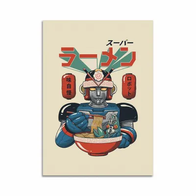Card shop - Art-Card - Super Ramen Bot - Vincent Trinidad - WALL EDITIONS