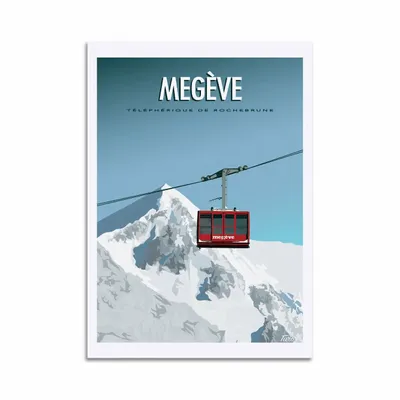 Card shop - Art-Card 10,5 x 14,8 cm - Mege?ve - Turo - WALL EDITIONS