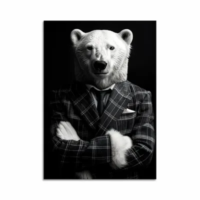 Card shop - Art-Card - Polar Bear Wild Suits - Philippe Hugonnard - WALL EDITIONS