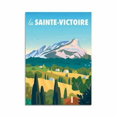 Card shop - Art-Card 10,5 x 14,8 cm - Sainte Victoire - Christophe Williart - WALL EDITIONS
