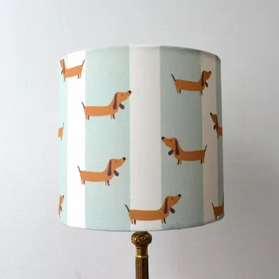 Lampes de table - Abat-jour imprimé chien - CHATEAU TALES