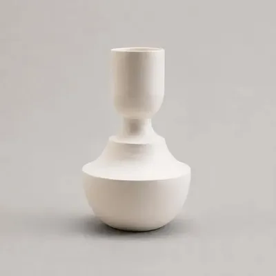 Vases - Mini Vase & Candle Holder in white porcelain - Mini 0.3 - CALLIGRAMME