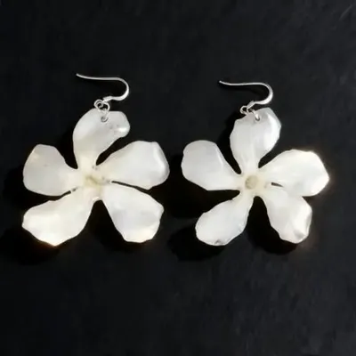 Bijoux - Boucles d'oreilles White Jasmine - V UNIQUENESS FINE GREEK JEWELRY
