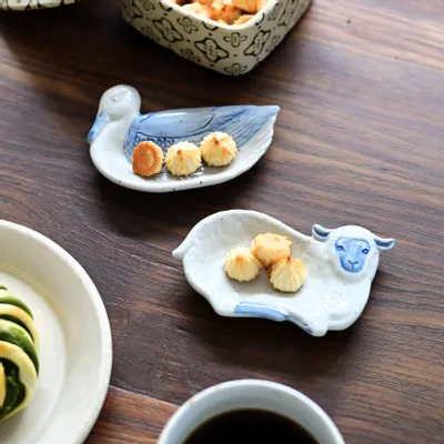 Everyday plates - Koti - small animal plate - MARUMITSU POTERIE