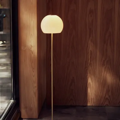 Floor lamps - Ball Glass Floor Lamp Ø25 EU - FRANDSEN & PRIVATE LABEL