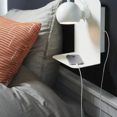 Wall lamps - Ball Wall Lamp With USB EU - FRANDSEN & PRIVATE LABEL
