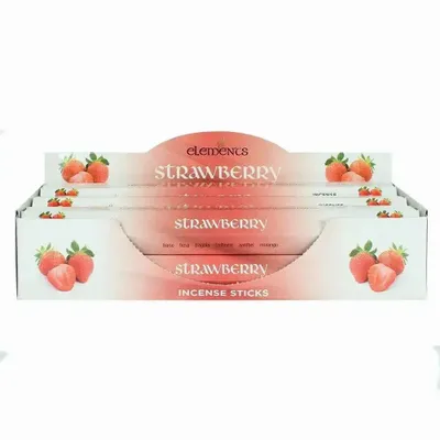 Parfums d'intérieur - Lot de 6 sachets de bâtonnets d'encens Elements à la fraise - SOMETHING DIFFERENT WHOLESALE EUROPE BV