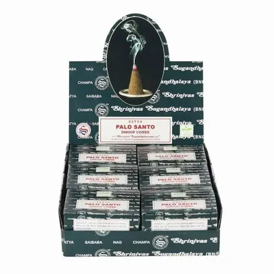 Scents - Set of 12 Palo Santo Dhoop Incense Cones by Satya (6/30) - SOMETHING DIFFERENT WHOLESALE EUROPE BV