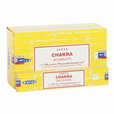 Parfums d'intérieur - Lot de 12 bâtonnets d'encens Chakra de Satya (12/50) - SOMETHING DIFFERENT WHOLESALE EUROPE BV