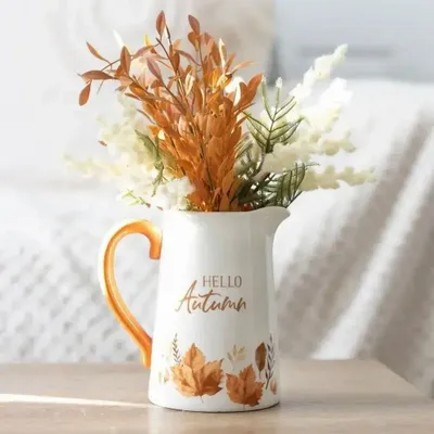 Vases - 17cm Hello Autumn Ceramic Flower Jug - SOMETHING DIFFERENT WHOLESALE EUROPE BV
