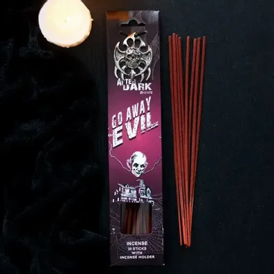 Home fragrances - Go Away Evil Incense Sticks with Holder - SOMETHING DIFFERENT WHOLESALE EUROPE BV