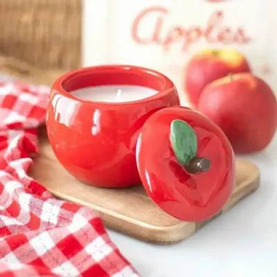 Bougies - Pot à bougie en forme de pomme - SOMETHING DIFFERENT WHOLESALE EUROPE BV
