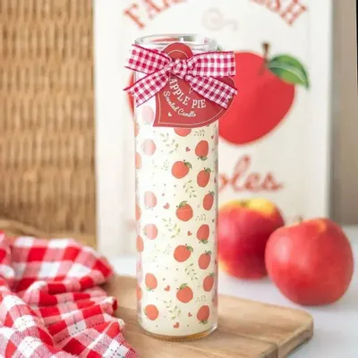 Candles - Apple Print Apple Pie Tube Candle - SOMETHING DIFFERENT WHOLESALE EUROPE BV