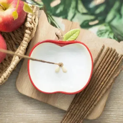 Senteurs - Porte-encens en forme de pomme - SOMETHING DIFFERENT WHOLESALE EUROPE BV
