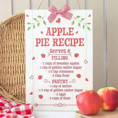 Panneaux séparateurs - Panneau suspendu « Ciel d'automne et tartes aux pommes » - SOMETHING DIFFERENT WHOLESALE EUROPE BV