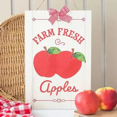 Panneaux séparateurs - Panneau suspendu Pommes fraîches de la ferme - SOMETHING DIFFERENT WHOLESALE EUROPE BV
