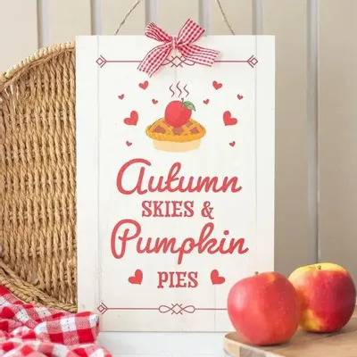 Panneaux séparateurs - Panneau suspendu « Ciel d'automne et tartes à la citrouille » - SOMETHING DIFFERENT WHOLESALE EUROPE BV