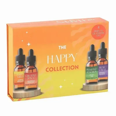 Parfums d'intérieur - Coffret d'huiles essentielles mélangées Happy Collection - SOMETHING DIFFERENT WHOLESALE EUROPE BV