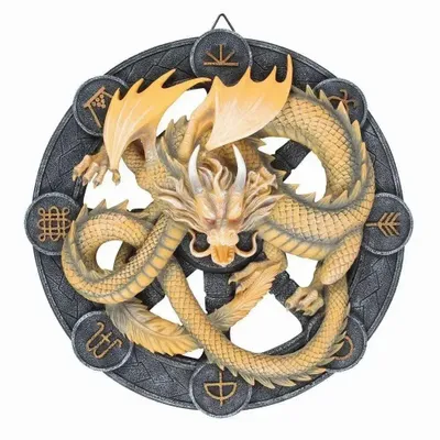 Panels - Imbolc Dragon Resin Wall Plaque by Anne Stokes - SOMETHING DIFFERENT WHOLESALE EUROPE BV