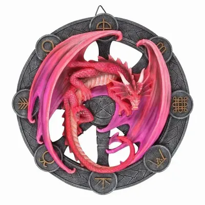 Panels - Lammas Dragon Resin Wall Plaque by Anne Stokes - SOMETHING DIFFERENT WHOLESALE EUROPE BV