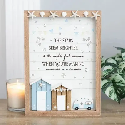 Panneaux séparateurs - Plaque 3D « Les étoiles semblent plus brillantes » en forme de coquillage - SOMETHING DIFFERENT WHOLESALE EUROPE BV