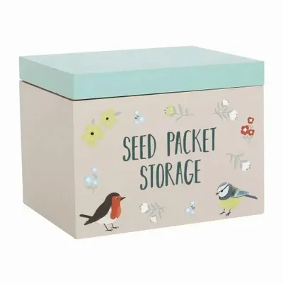 Accessoires de jardinage - Boîte de rangement pour sachets de graines pour oiseaux de jardin britanniques - SOMETHING DIFFERENT WHOLESALE EUROPE BV