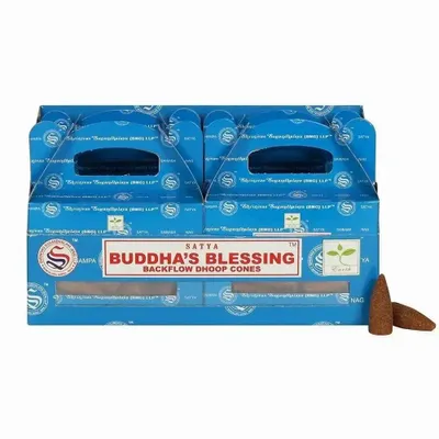 Senteurs - Lot de 6 cônes d'encens à reflux « Bénédiction de Bouddha » de Satya (6/30) - SOMETHING DIFFERENT WHOLESALE EUROPE BV