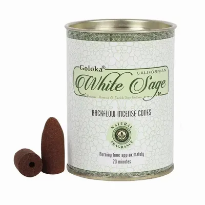 Scents - Goloka White Sage Backflow Incense Cones - SOMETHING DIFFERENT WHOLESALE EUROPE BV