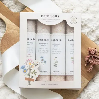 Objets de décoration - Coffret cadeau de sels de bain floraux - SOMETHING DIFFERENT WHOLESALE EUROPE BV