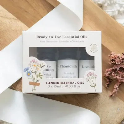 Parfums d'intérieur - Ensemble de 3 huiles essentielles florales mélangées - SOMETHING DIFFERENT WHOLESALE EUROPE BV