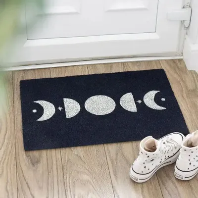 Tapis - Paillasson bleu foncé à phases de lune - SOMETHING DIFFERENT WHOLESALE EUROPE BV