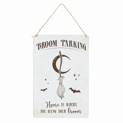 Panels - Broom Parking Metal Sign - SOMETHING DIFFERENT WHOLESALE EUROPE BV
