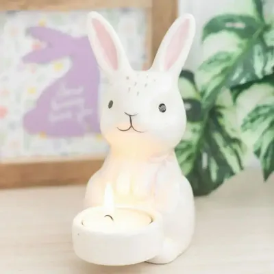 Candlesticks and candle holders - Bunny Shaped Tealight Holder - SOMETHING DIFFERENT WHOLESALE EUROPE BV