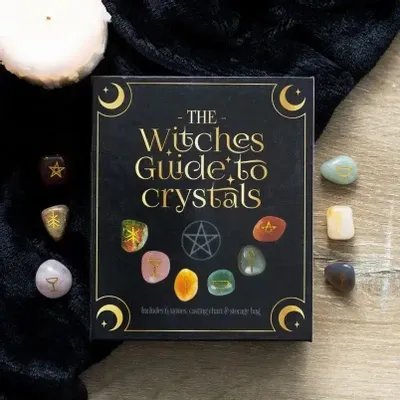 Objets de décoration - Coffret cadeau Le guide des cristaux pour les sorcières - SOMETHING DIFFERENT WHOLESALE EUROPE BV