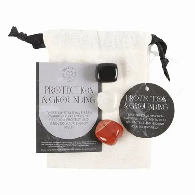 Decorative objects - Protection & Grounding Healing Crystal Set - SOMETHING DIFFERENT WHOLESALE EUROPE BV