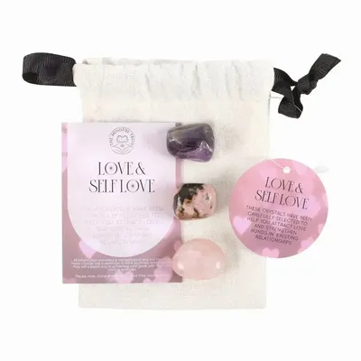 Decorative objects - Love & Self Love Healing Crystal Set - SOMETHING DIFFERENT WHOLESALE EUROPE BV