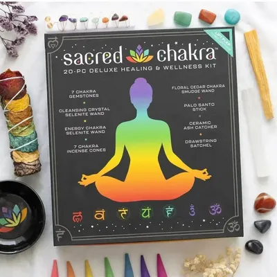 Objets de décoration - Kit de guérison et de bien-être de luxe pour les chakras sacrés - SOMETHING DIFFERENT WHOLESALE EUROPE BV