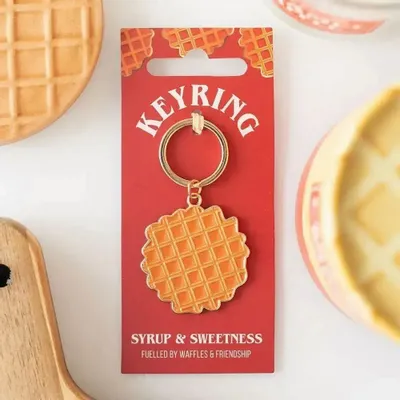 Decorative objects - Waffle Keyring - SOMETHING DIFFERENT WHOLESALE EUROPE BV