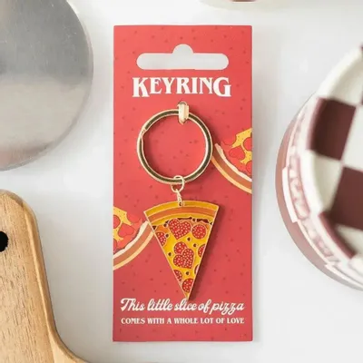 Objets de décoration - Porte-clés en forme de part de pizza - SOMETHING DIFFERENT WHOLESALE EUROPE BV