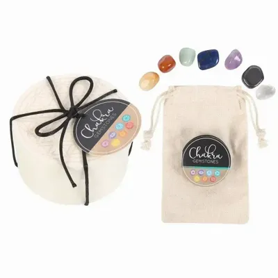 Objets de décoration - Coffret cadeau de cristaux et pierres précieuses des chakras - SOMETHING DIFFERENT WHOLESALE EUROPE BV