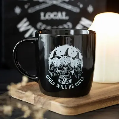 Mugs - Girls Will Be Girls Witchy Mug - SOMETHING DIFFERENT WHOLESALE EUROPE BV