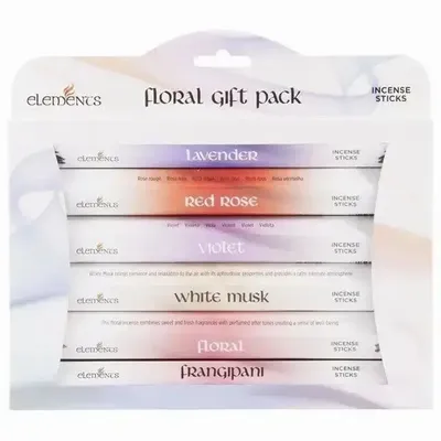 Parfums d'intérieur - Coffret cadeau de bâtonnets d'encens aux parfums floraux Elements - SOMETHING DIFFERENT WHOLESALE EUROPE BV