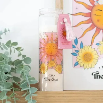 Bougies - Bougie tube Pamplemousse Rose Soleil - SOMETHING DIFFERENT WHOLESALE EUROPE BV