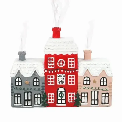 Senteurs - Porte-encens Village de Noël - SOMETHING DIFFERENT WHOLESALE EUROPE BV