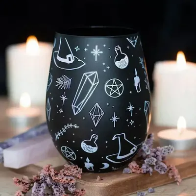 Verres - Verre sans pied à motif sorcière de cristal - SOMETHING DIFFERENT WHOLESALE EUROPE BV