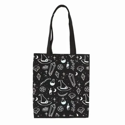 Sacs et cartables - Sac fourre-tout en polycoton imprimé sorcière de cristal - SOMETHING DIFFERENT WHOLESALE EUROPE BV